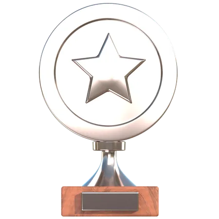 Trophée d'argent  3D Icon