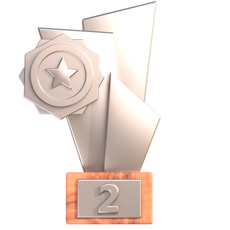 Trophée d'argent  3D Icon