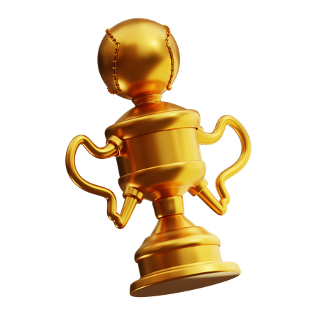 Trophée de baseball  3D Icon