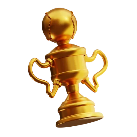 Trophée de baseball  3D Icon