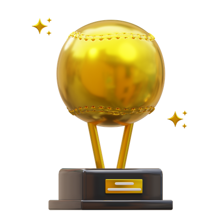 Trophée de baseball  3D Icon