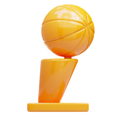 Trophée de basket  3D Icon
