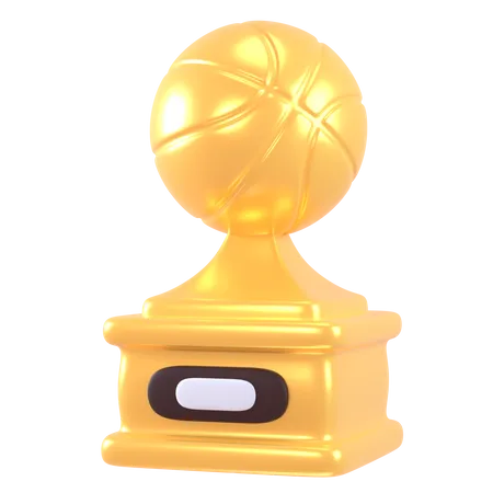 Trophée de basket  3D Icon