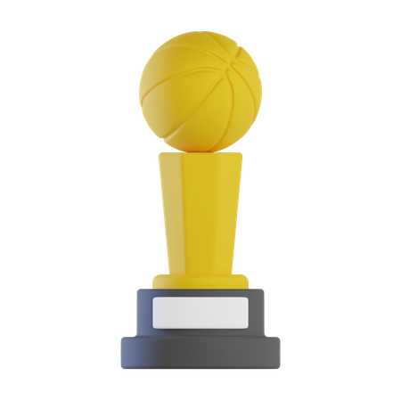 Trophée de basket  3D Icon