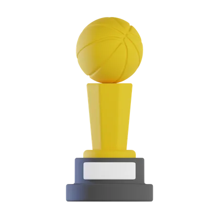 Trophée de basket  3D Icon