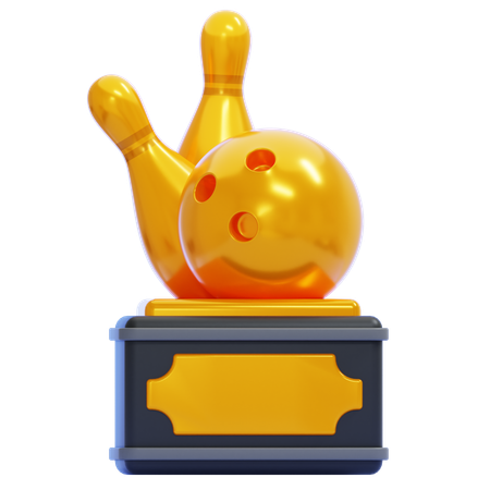 Trophée de quilles  3D Icon