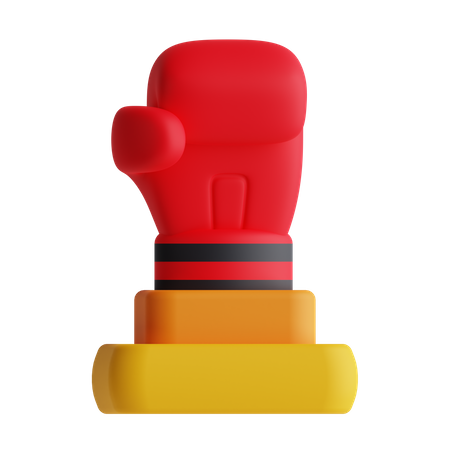 Trophée de boxe  3D Icon