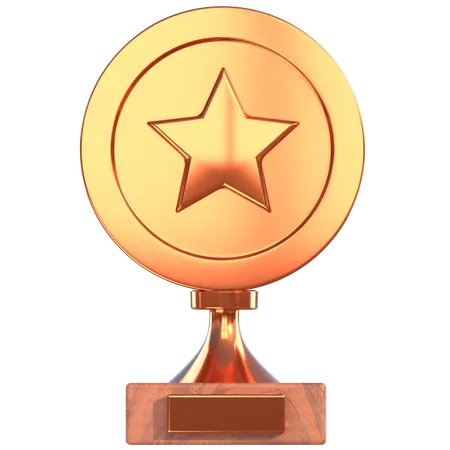 Trophée de bronze  3D Icon