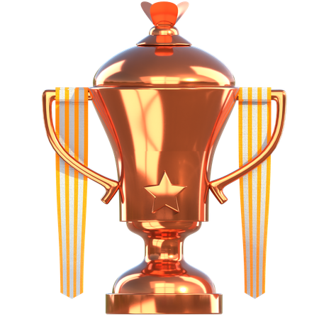 Trophée de bronze  3D Icon