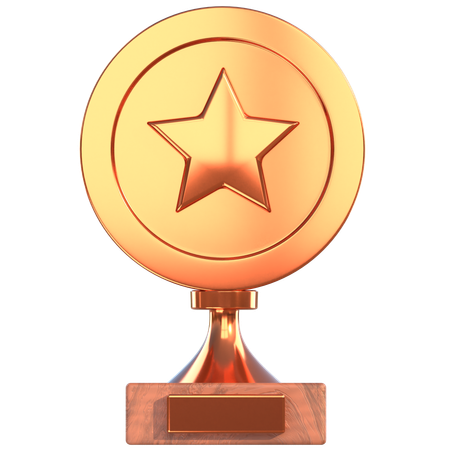 Trophée de bronze  3D Icon