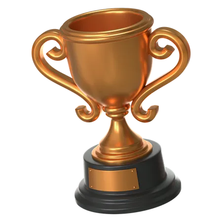 Trophée de bronze  3D Icon