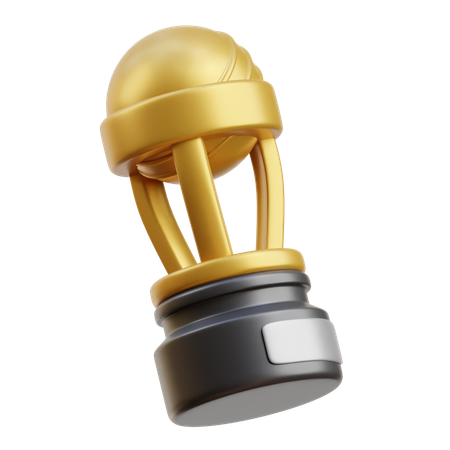 Trophée de cricket  3D Icon