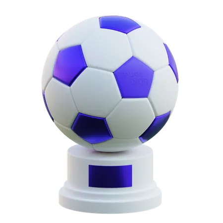 Trophée de football  3D Illustration