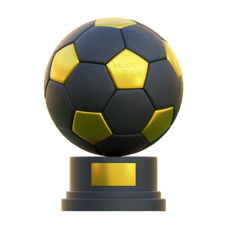 Trophée de football  3D Illustration