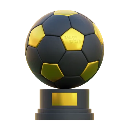 Trophée de football  3D Illustration