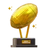 trophée de football américain