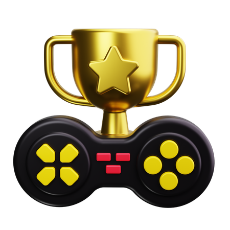 Trophée de jeu vidéo  3D Icon