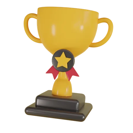 Trophée de remise des diplômes  3D Icon