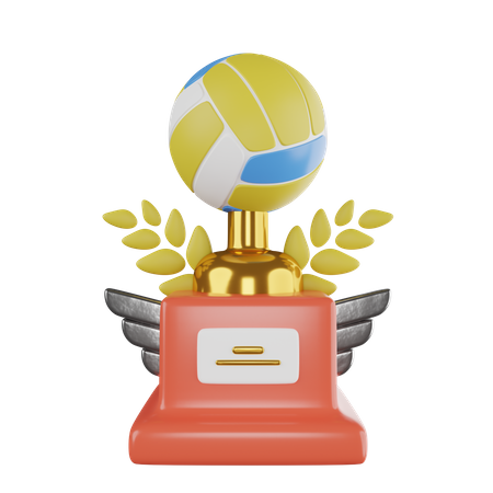 Trophée de volley-ball  3D Icon