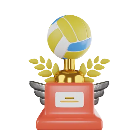 Trophée de volley-ball  3D Icon
