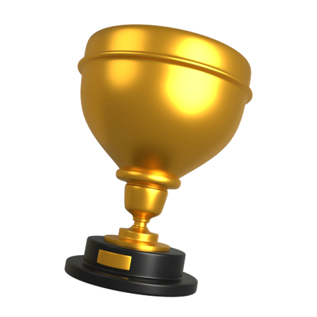 Trophée d'Or  3D Illustration