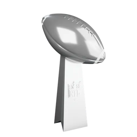 Trophée du Super Bowl de football américain  3D Icon