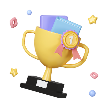 Trophée scolaire  3D Icon