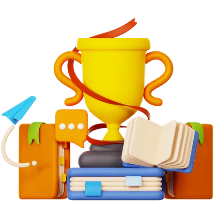 Trophée de l'éducation  3D Icon