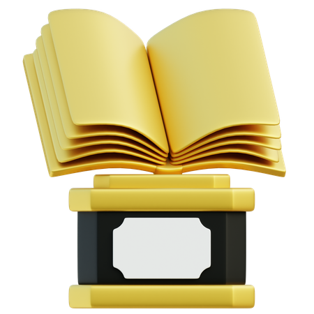 Trophée de l'éducation  3D Icon