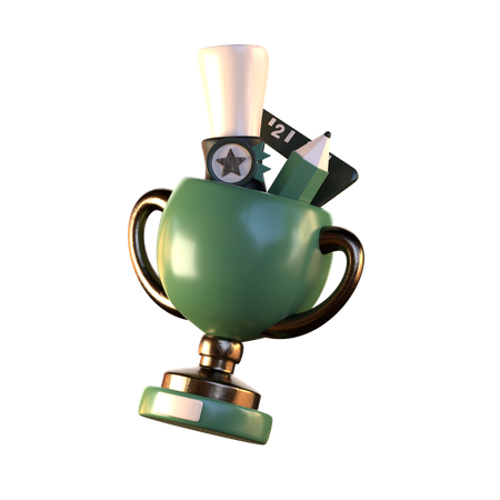 Trophée de l'éducation  3D Icon