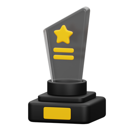 Trophée de verre  3D Icon