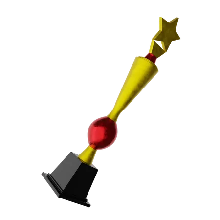 Trophée étoile  3D Icon