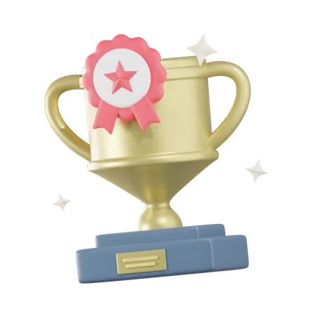 Trophée étoile  3D Icon