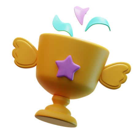 Trophée étoile  3D Icon