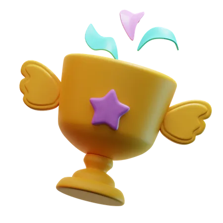 Trophée étoile  3D Icon