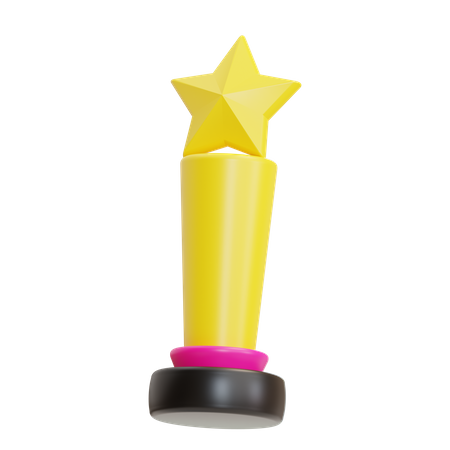 Trophée étoile  3D Icon