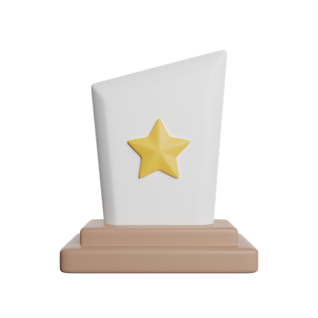 Trophée étoile  3D Icon