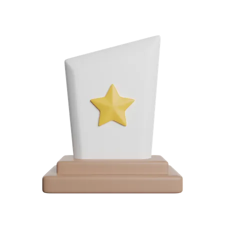 Trophée étoile  3D Icon