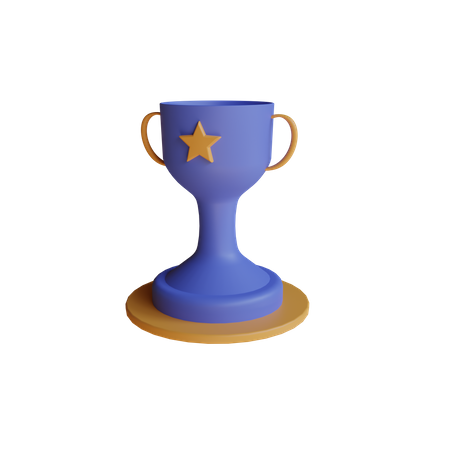 Trophée étoile  3D Icon