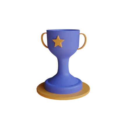 Trophée étoile  3D Icon