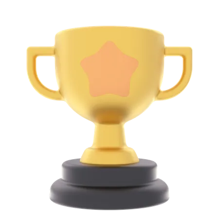 Trophée étoile  3D Icon