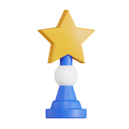 Étoile du trophée  3D Icon