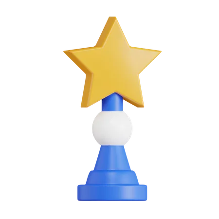 Étoile du trophée  3D Icon