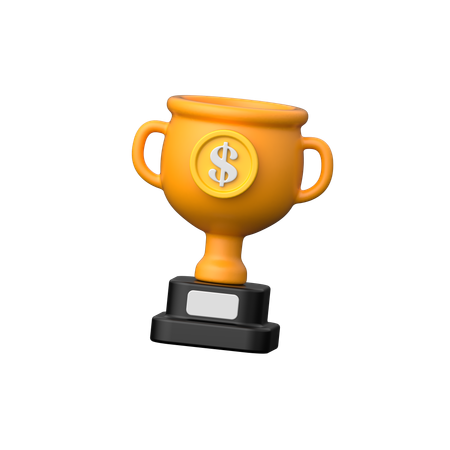 Trophée financier  3D Icon