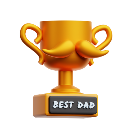 Trophée du meilleur papa  3D Icon