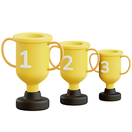 Trophies  3D Icon