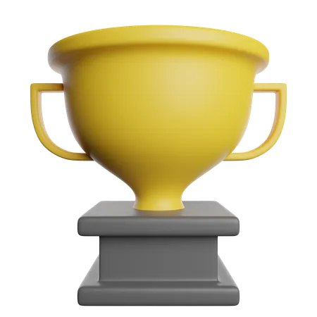 Trophy Award Winner 3D Icon