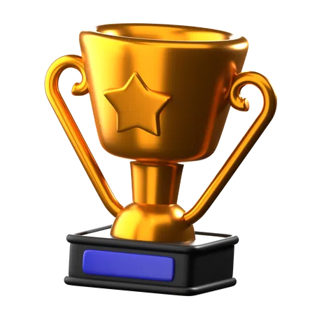Trophy 3 D Sports Icon 3D Icon
