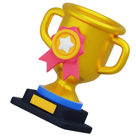 Trophy Icon Perfect For UI UX And Any Design Projects 3D Icon