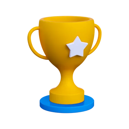 Trophy  3D Illustration